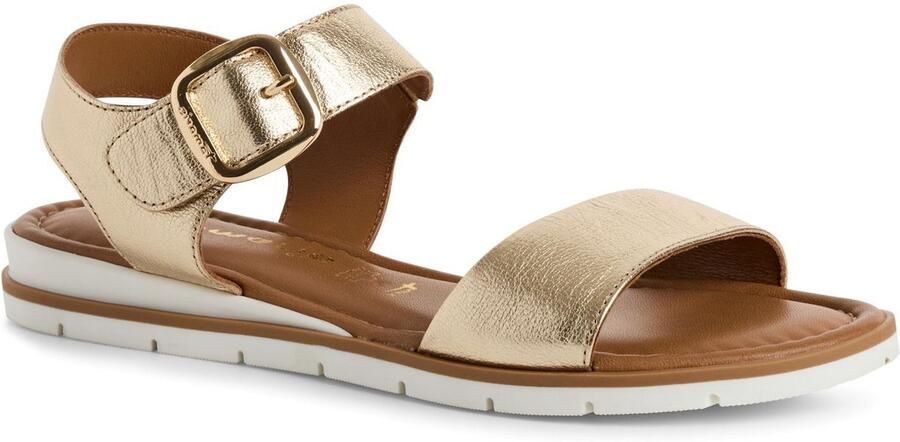 Tamaris Gouden damessandalen stijlvol en comfortabel