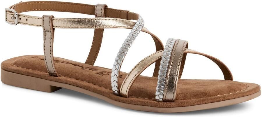 Tamaris Metallic Dames Sandalen Stijlvol en Comfortabel