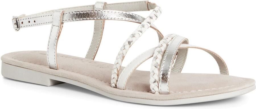 Tamaris Zilveren Damessandalen Stijlvol en Comfortabel