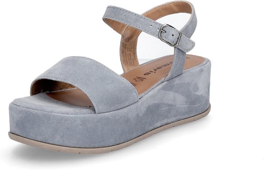 Tamaris Blauwe damessandalen stijlvol en comfortabel