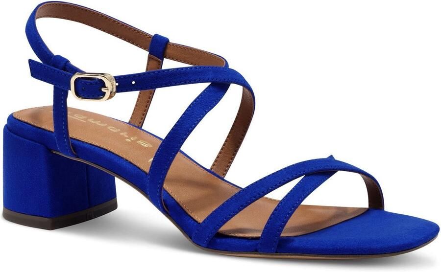 Tamaris Sandaaltjes zomerschoen sandaal blokhak met fijne bandjes