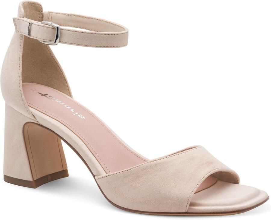 Tamaris damessandaaltjes 1-28318-46-251 damesschoenen elegant textiel beige
