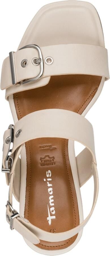 Tamaris Sandalen met hakken 28354-46-418 Ivory