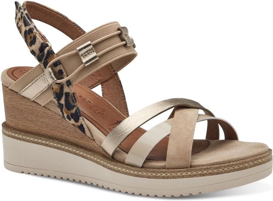 Tamaris Sandalen 12835744 445-TAN COMB Marron