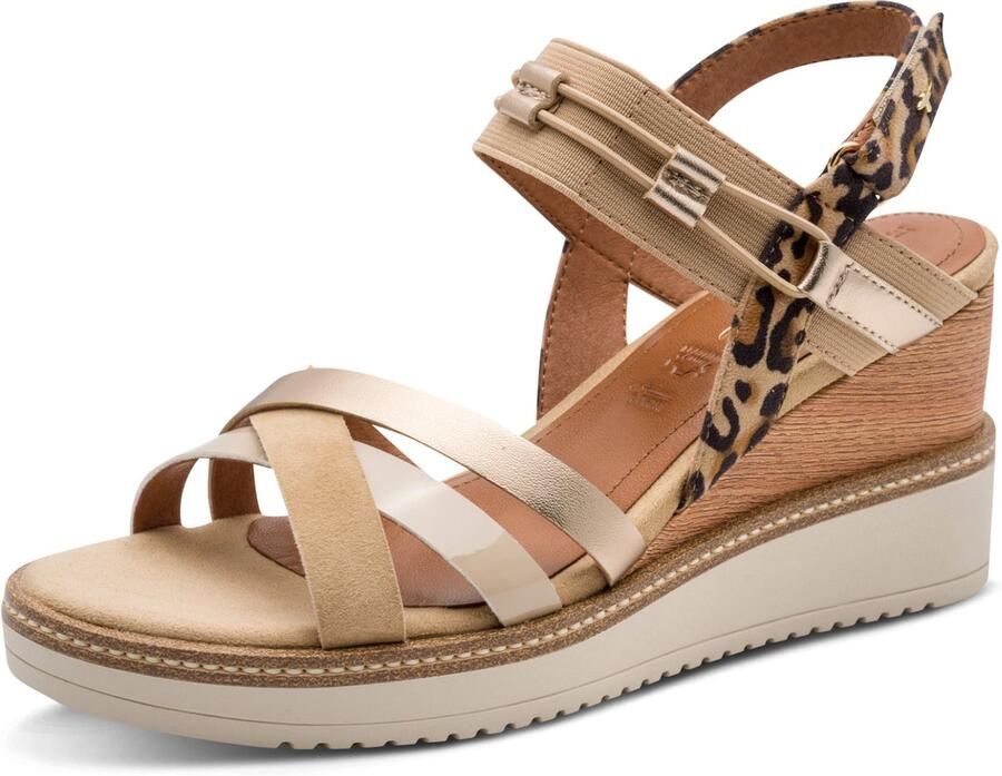 Tamaris Sandalen 12835744 445-TAN COMB Marron