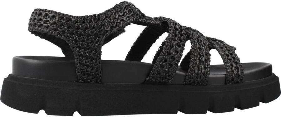 Tamaris damessandaaltjes 1-28402-46-001 damesschoenen sleehak zwart