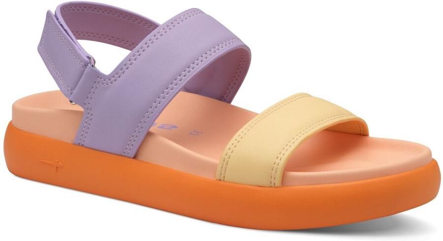 Tamaris Sandalen plateau zomerschoen klittenbandschoen sandaal in vegan verwerking