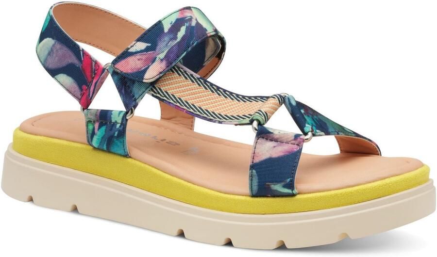Tamaris Sandalen plateau zomerschoen sandalette met touch it-uitrusting