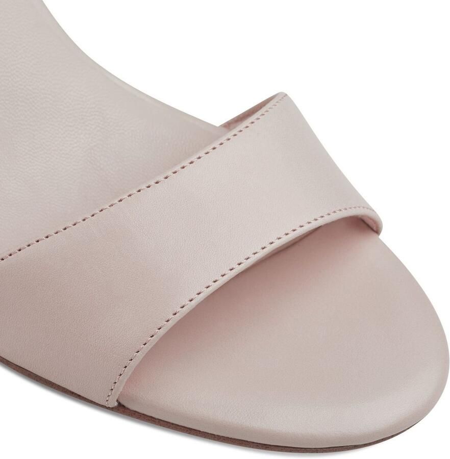 Tamaris Zwarte Leren Hoge Hak Sandalen Black Dames - Foto 2