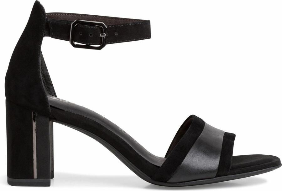 Tamaris NU 21% KORTING Sandaaltjes met metallic detail bij de hak - Foto 3