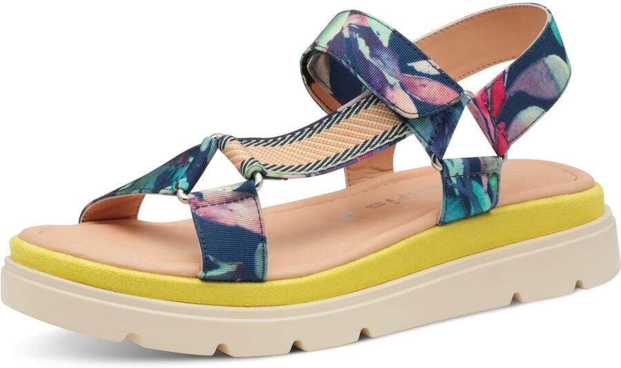 Tamaris Sandalen plateau zomerschoen sandalette met touch it-uitrusting