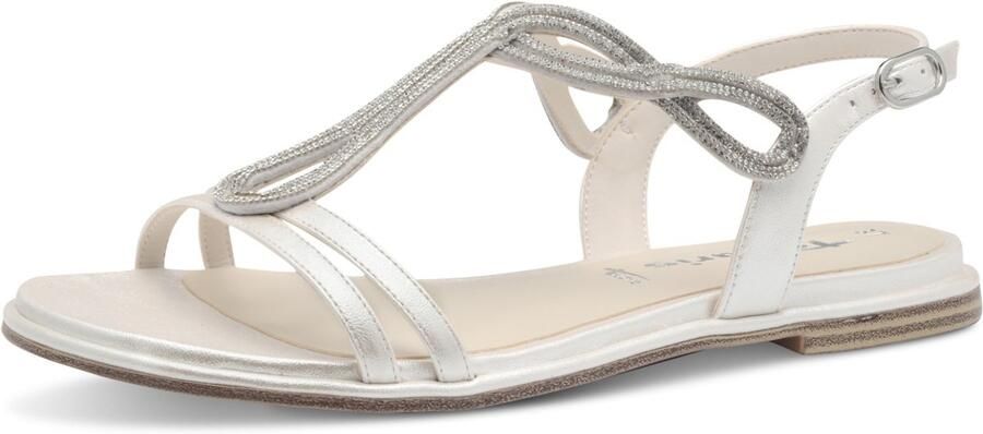 Tamaris sandaal 1-28126-44 229 damesschoenen M2812644 Wit Zilver
