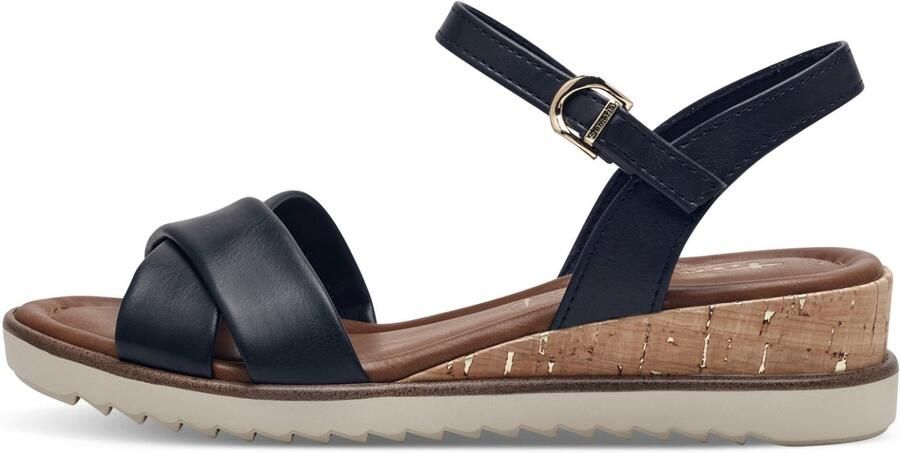 Tamaris sandaal 1-28106-42-805 damesschoenen vegan Donker Blauw - Foto 3