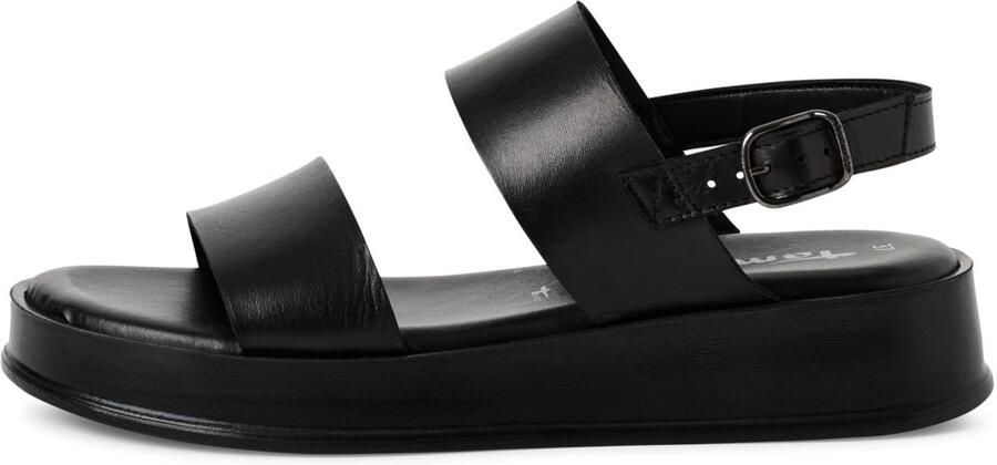 Tamaris Zwarte Casual Platte Sandalen voor Vrouwen Black Dames - Foto 5