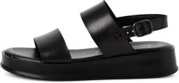 Tamaris Zwarte Casual Platte Sandalen voor Vrouwen Black Dames
