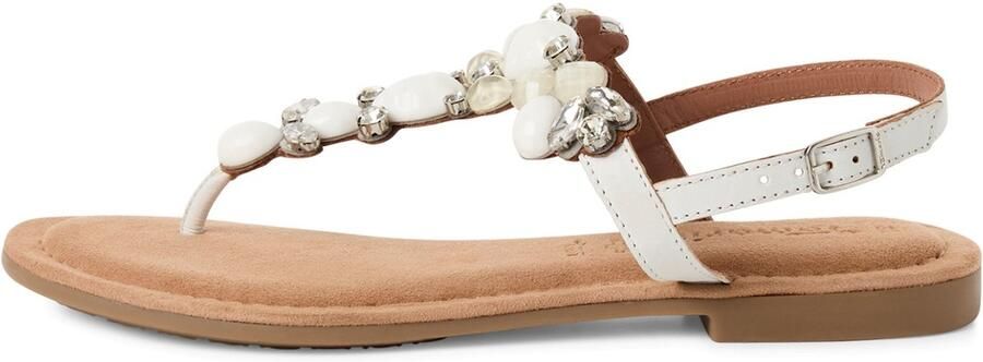 Tamaris Witte Sandalen Elegante Stijl White Dames