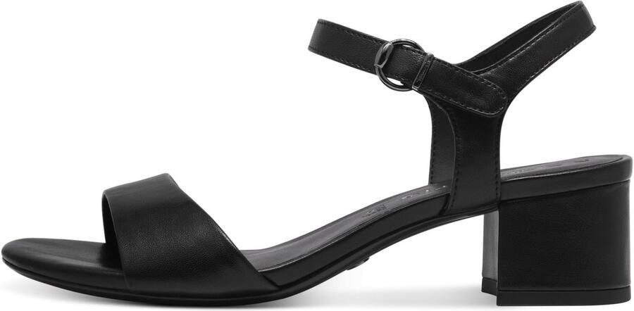 Tamaris leren sandalen 1-28250-42-001 dames schoenen blokhak zwart - Foto 3