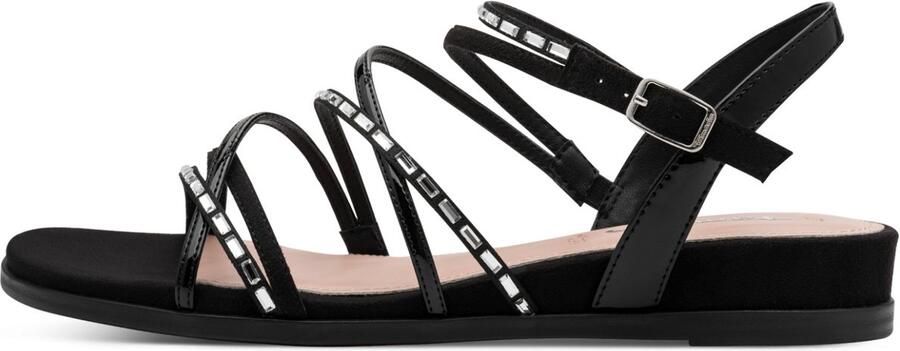 Tamaris damessandaal 1-28103-42-043 damesschoenen veganistisch M2810342 black glam - Foto 2