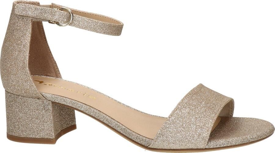 Tamaris Elegante Metallic Vegan Sandalette Yellow Dames - Foto 9