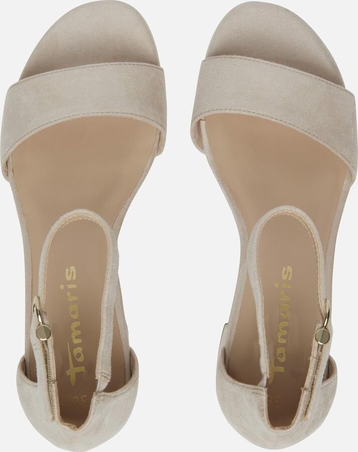 Tamaris Beige Elegante Platte Sandalen voor Vrouwen Beige Dames - Foto 2