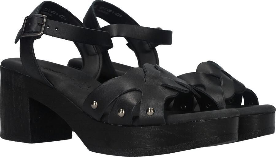 Tamaris Sandalen met hak zwart Leer Dames - Foto 12