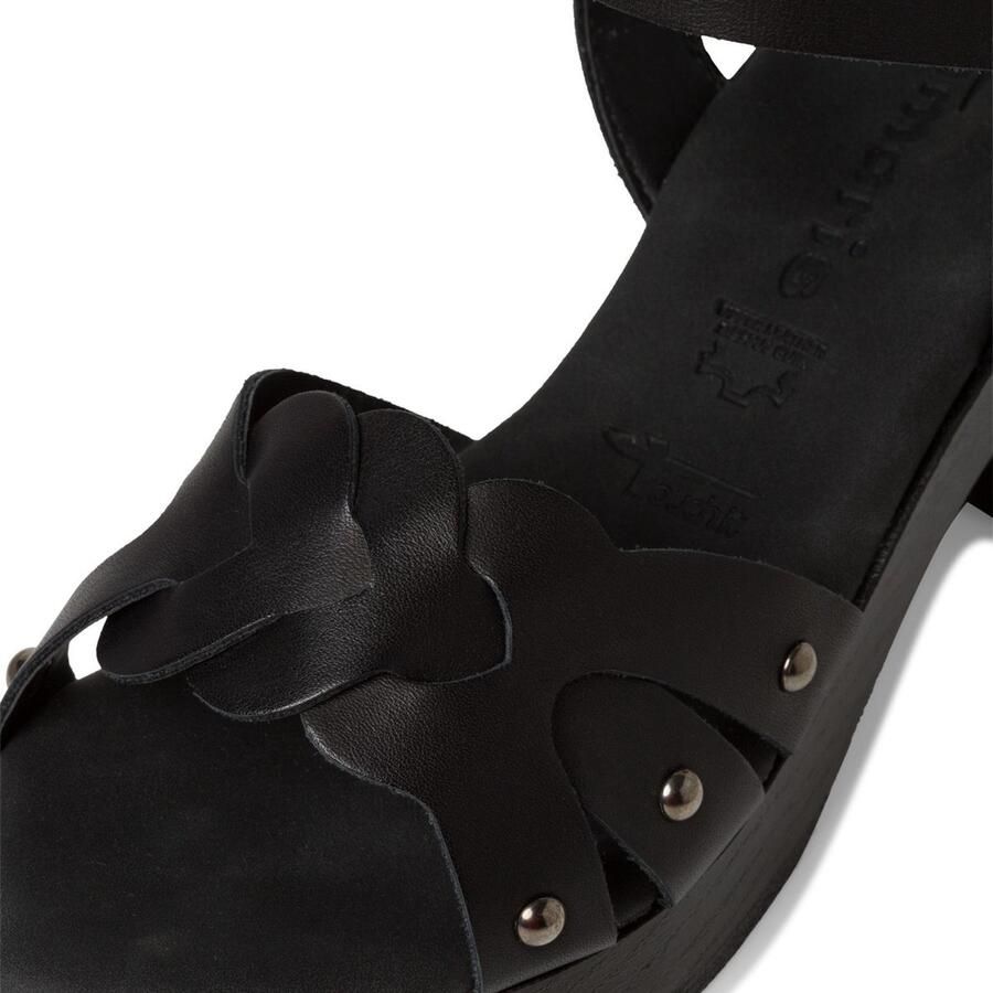 Tamaris Sandalen met hak zwart Leer Dames - Foto 2