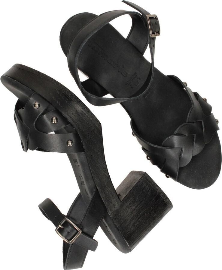 Tamaris Sandalen met hak zwart Leer Dames - Foto 5