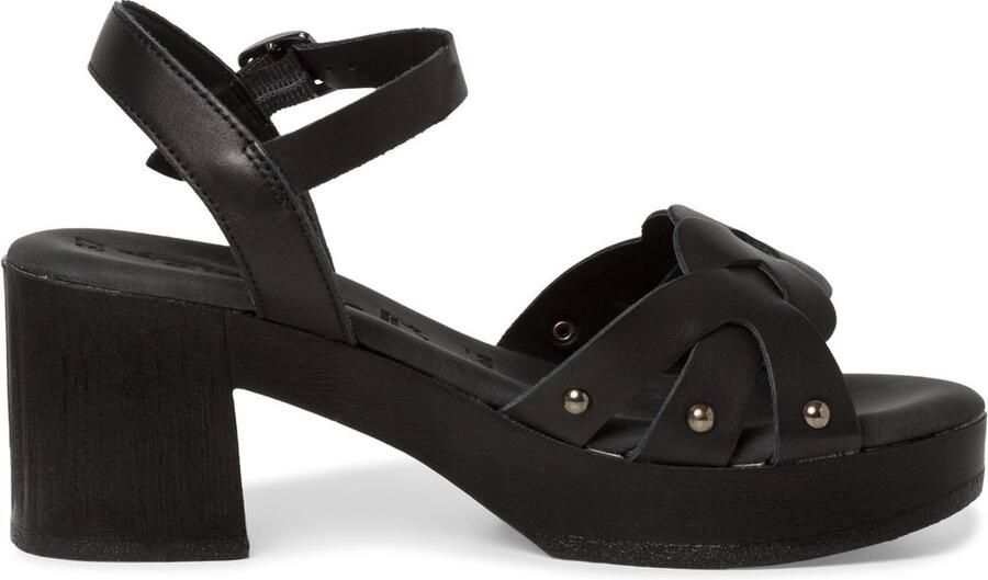 Tamaris Sandalen met hak zwart Leer Dames - Foto 11
