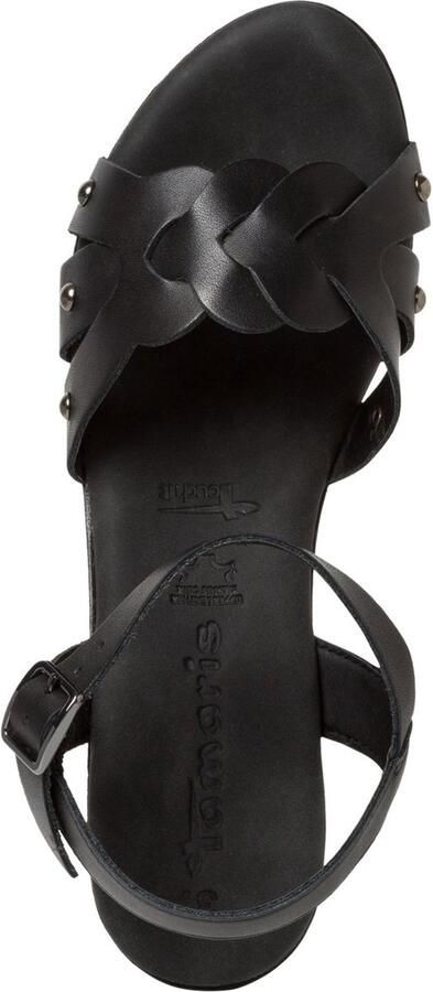Tamaris Sandalen met hak zwart Leer Dames - Foto 14