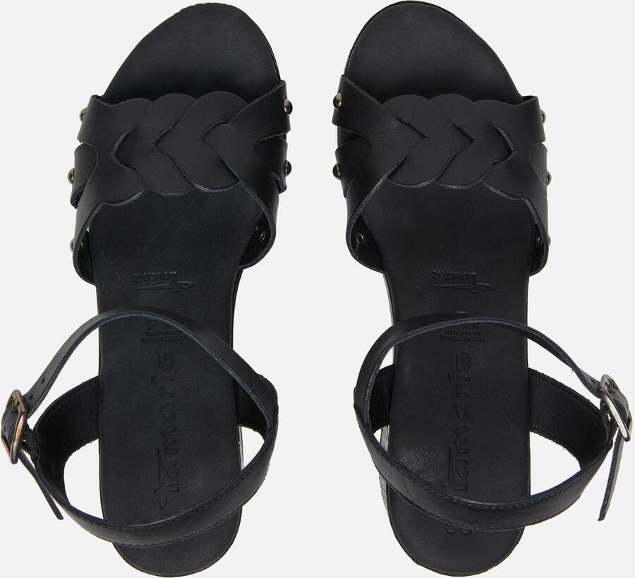 Tamaris Sandalen met hak zwart Leer Dames - Foto 4
