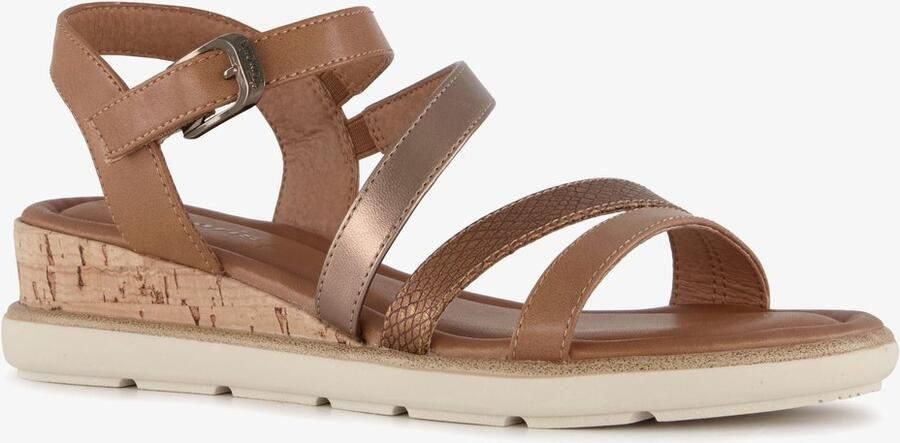 Tamaris Sandalen met riem karamel ombergrijs - Foto 2