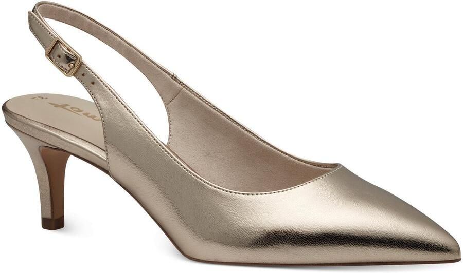Tamaris Zwarte Leren Gesloten Loafers Black Dames