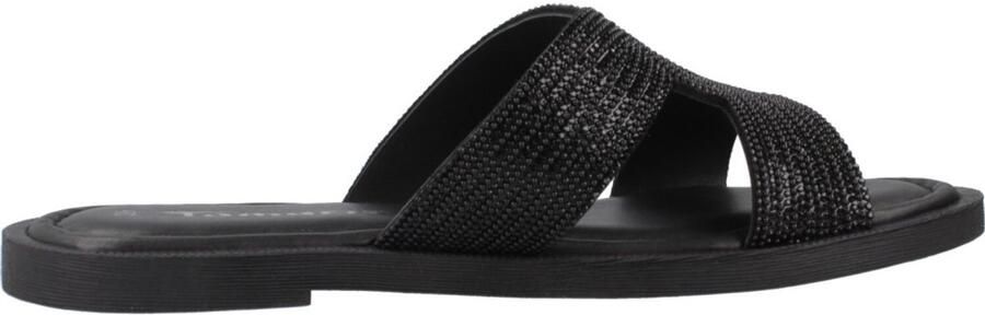 Tamaris Slippers blokhak feestschuh zomerschoen in sprankelende uitstraling