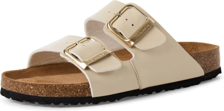 Tamaris Slippers zomerschoen slippers met gepolsterde binnenzool