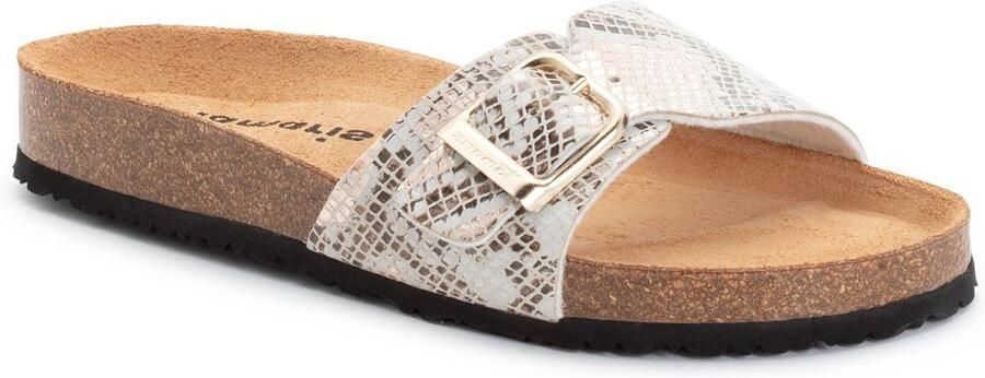 Tamaris damesmuiltjes 1-27520-42 492 damesschoenen leer Beige Snake