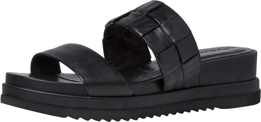 Tamaris Dames Slippers 1-1-27238-38 Zwart Leer - Foto 2