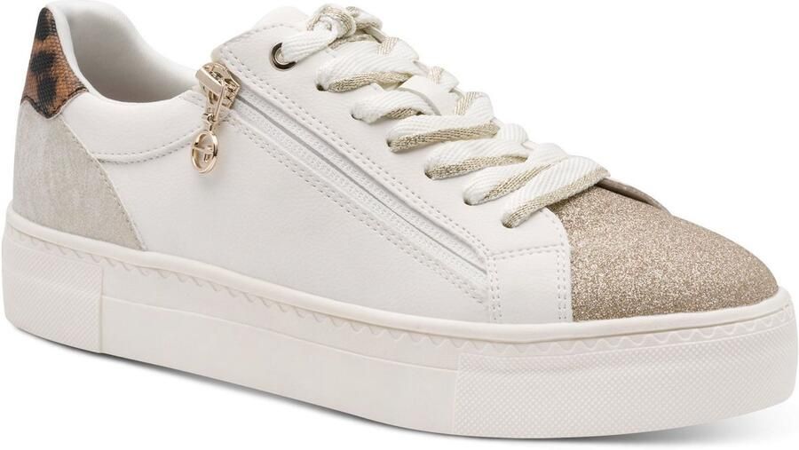 Tamaris lage toptrainers 1-23313-41 197 damesschoenen vegan white comb - Foto 2