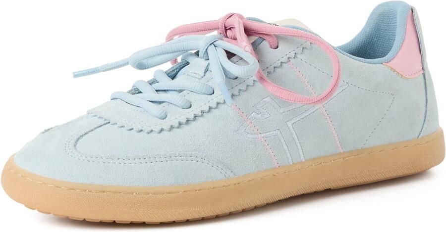 Tamaris Damessneaker 1-23609-46 880 Low Top Dames lichtblauw - Foto 2