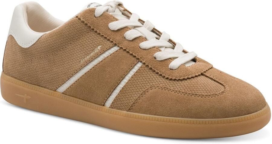 Tamaris Sneaker 1-23624-43 341 Dames Lage Damesschoenen Leer M2362443 taupe