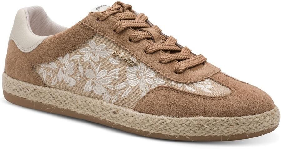 Tamaris Sneakers laag beige lichtbeige cognac