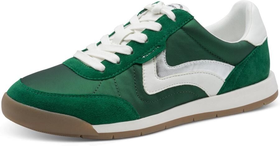 Tamaris Sneakers vrijetijdsschoen halfhoge schoen veterschoen zacht gevoerde schachtrand