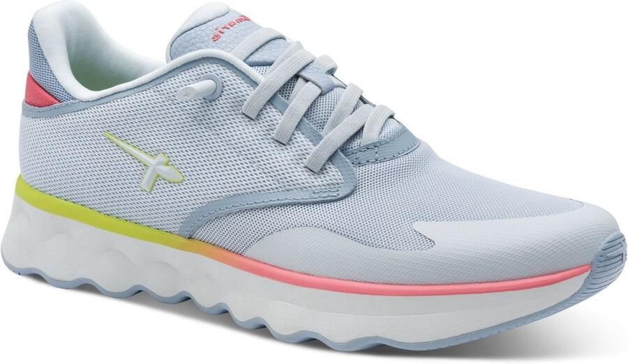 Tamaris NOWANA damestrainers 1-23700-44 895 lage damesschoenen vegan lichtblauw - Foto 2