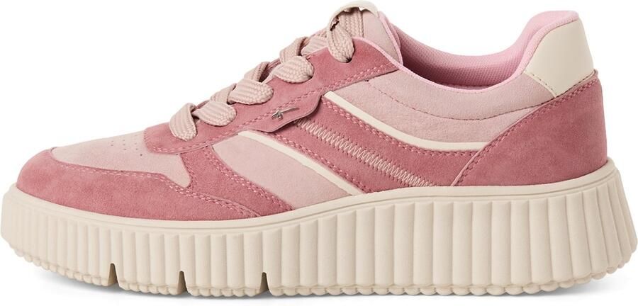 Tamaris dames sneaker 1-23701-46 596 lage damesschoen leer roze