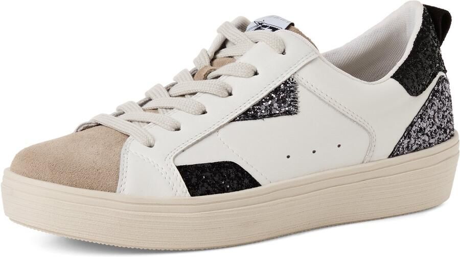Tamaris dames sneaker 1-23706-46 936 lage damesschoen leer pewter comb - Foto 2