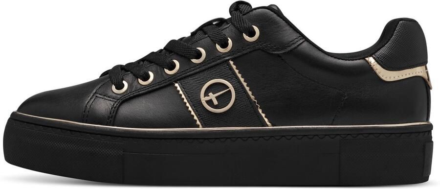 Tamaris Plateausneakers vrijetijdsschoen halfschoen veterschoen met gepolsterde schacht - Foto 3