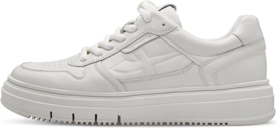 Tamaris Plateausneakers trendsneaker vrijetijdsschoen veterschoen in coole basket-stijl