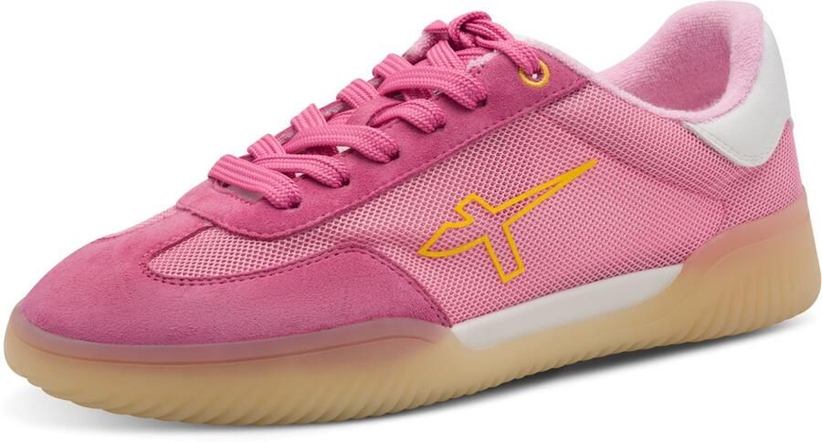 Tamaris Sneakers laag geel pink lichtroze wit