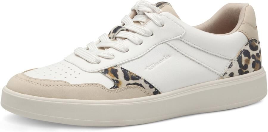 Tamaris Plateausneakers vrijetijdsschoen lage schoen veterschoen met contrastafwerkingen - Foto 2