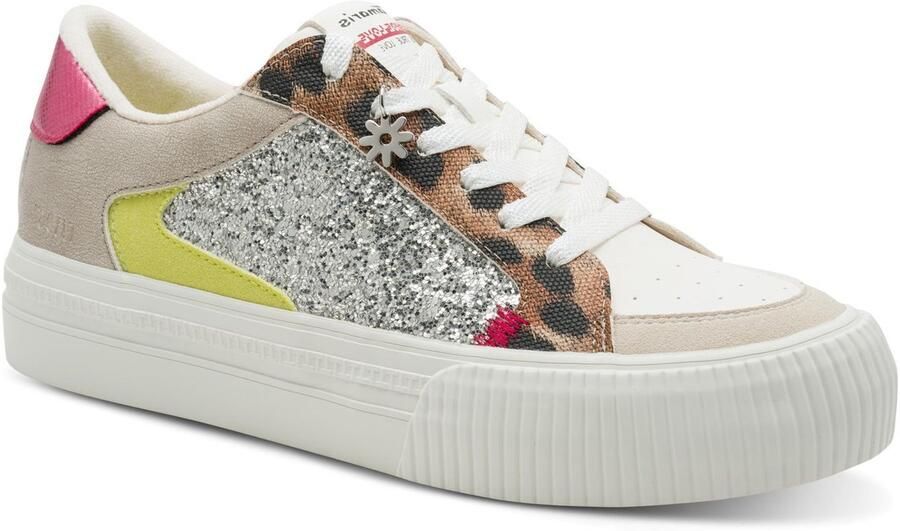Tamaris dames sneaker 1-23789-46 329 lage schoenen veganistisch Leopard Comb - Foto 2