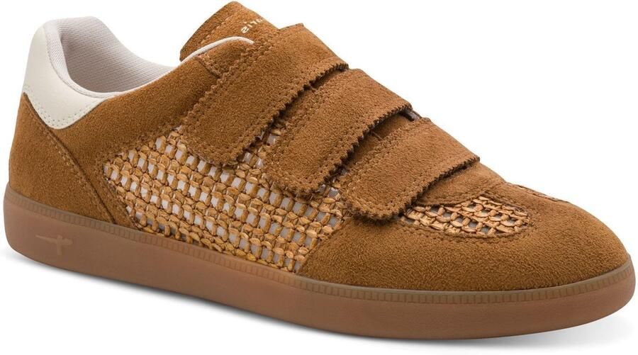 Tamaris Sneakers laag beige bruin wit